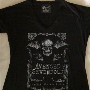 Avenged Sevenfold juniors band tee